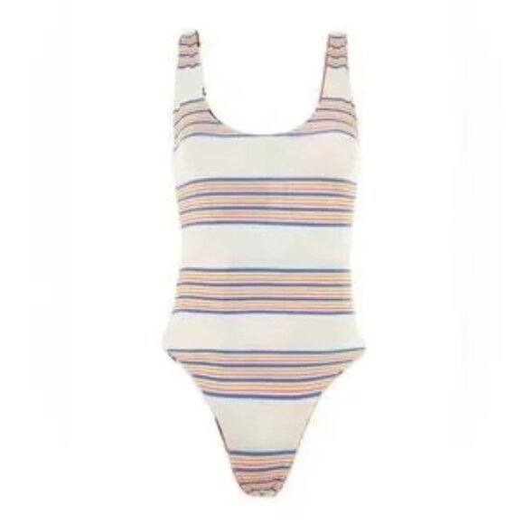 Maaji Paradise Postals Claire Classic One-Piece‎ Swimsuit SZ L NWT - Picture 1 of 16
